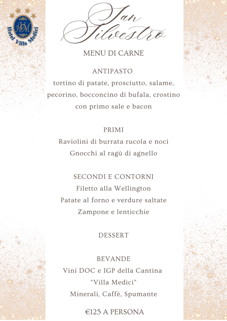 menu san silvestro carne