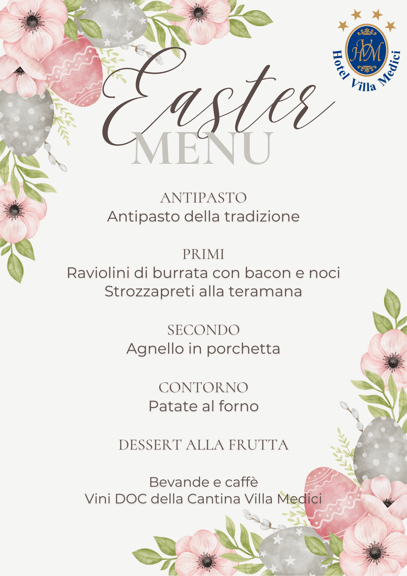 Pasqua 2025 villa medici